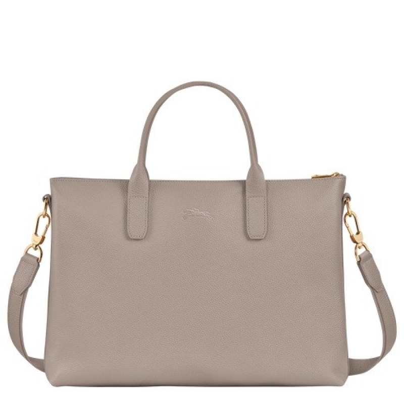 Turtledove Longchamp Le Foulonné S Briefcase | SN-LCMP49058