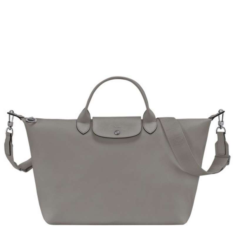 Turtledove Longchamp Le Pliage Xtra L Handbag | SN-LCMP47685