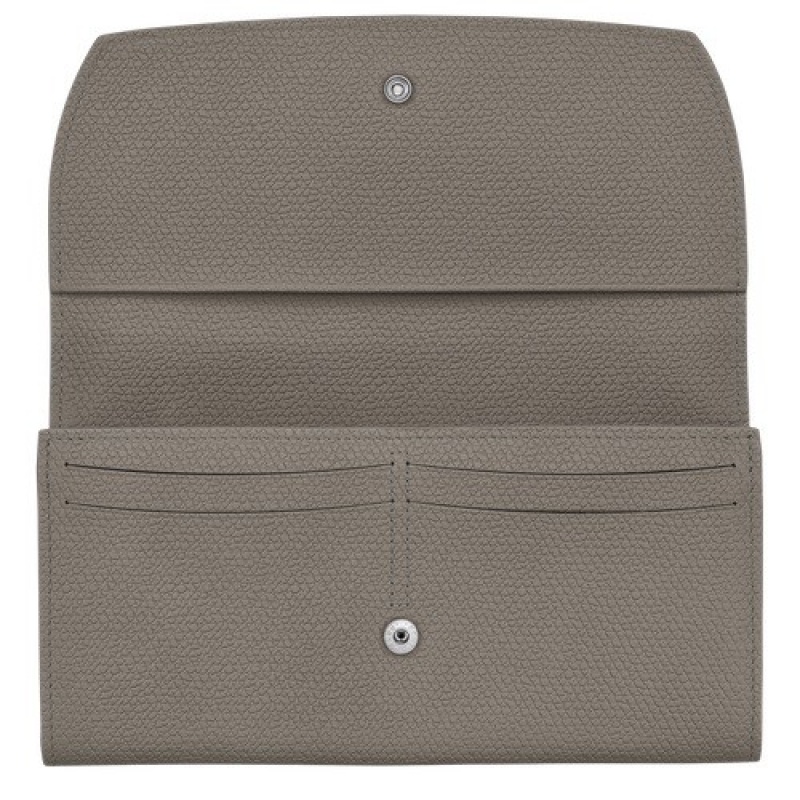 Turtledove Longchamp Roseau Continental Wallet | SN-LCMP48279