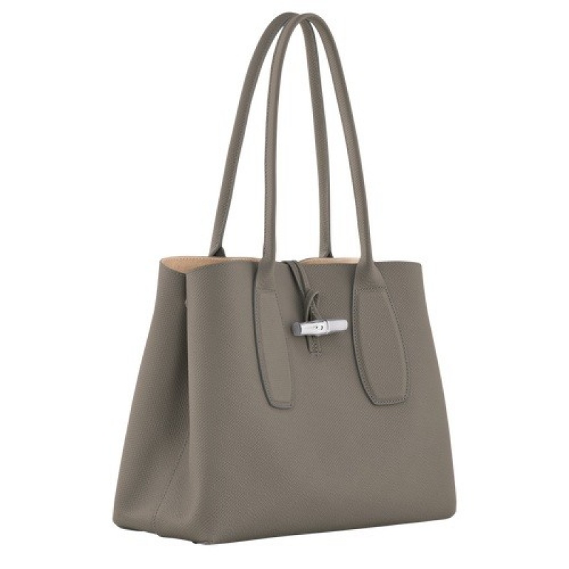 Turtledove Longchamp Roseau L Tote Bag | SN-LCMP48000