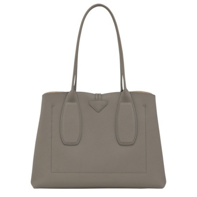 Turtledove Longchamp Roseau L Tote Bag | SN-LCMP48000