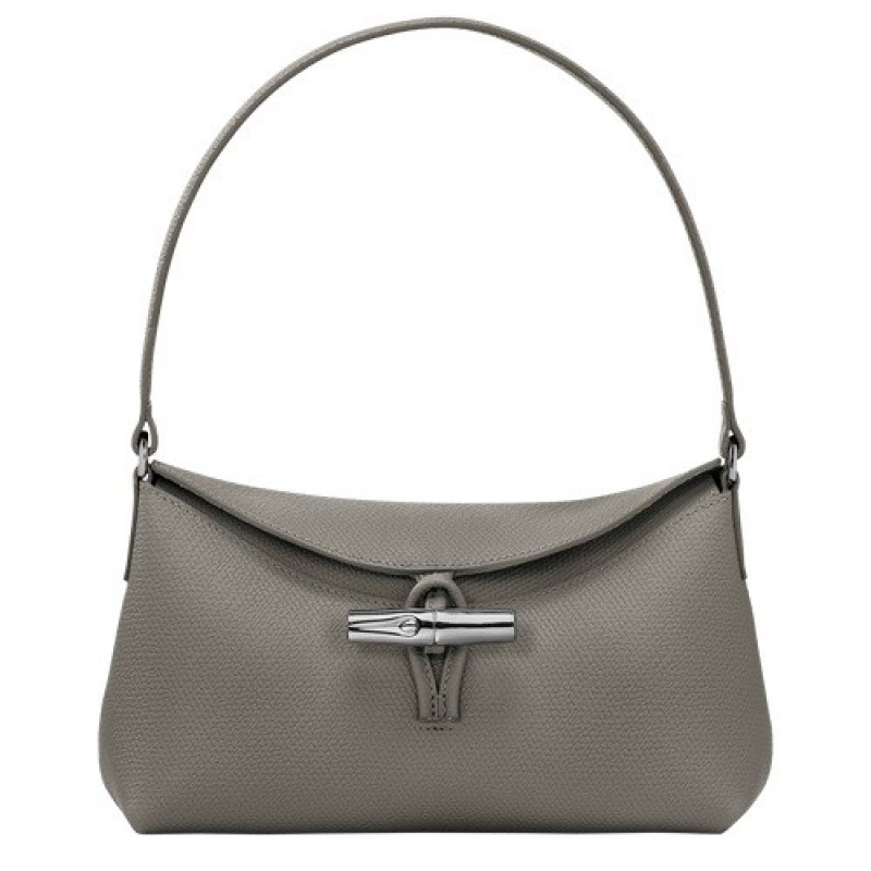 Turtledove Longchamp Roseau S Hobo Bag | SN-LCMP48061