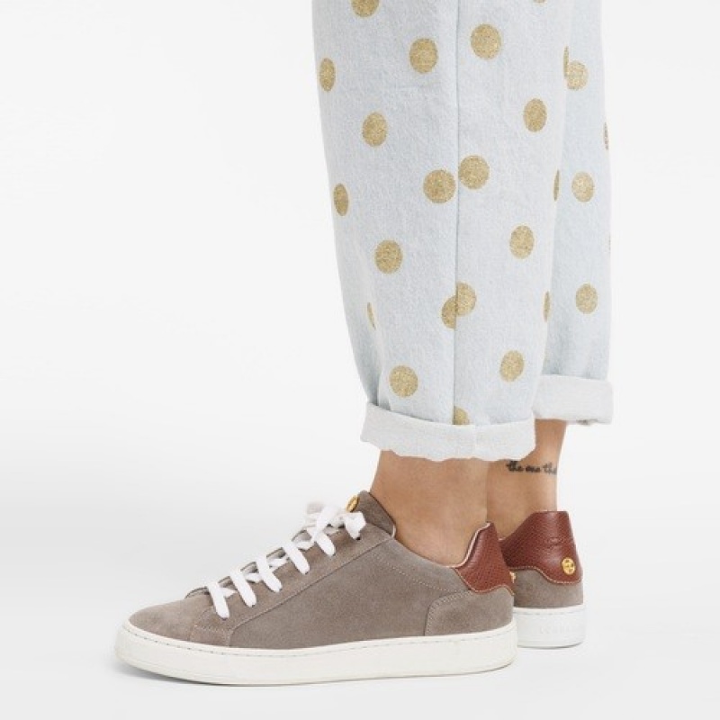 Turtledove Longchamp Spring/Summer 2023 Collection Sneakers | SN-LCMP48792