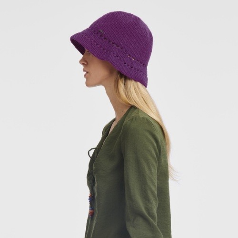 Violet Longchamp Hat | SN-LCMP48850