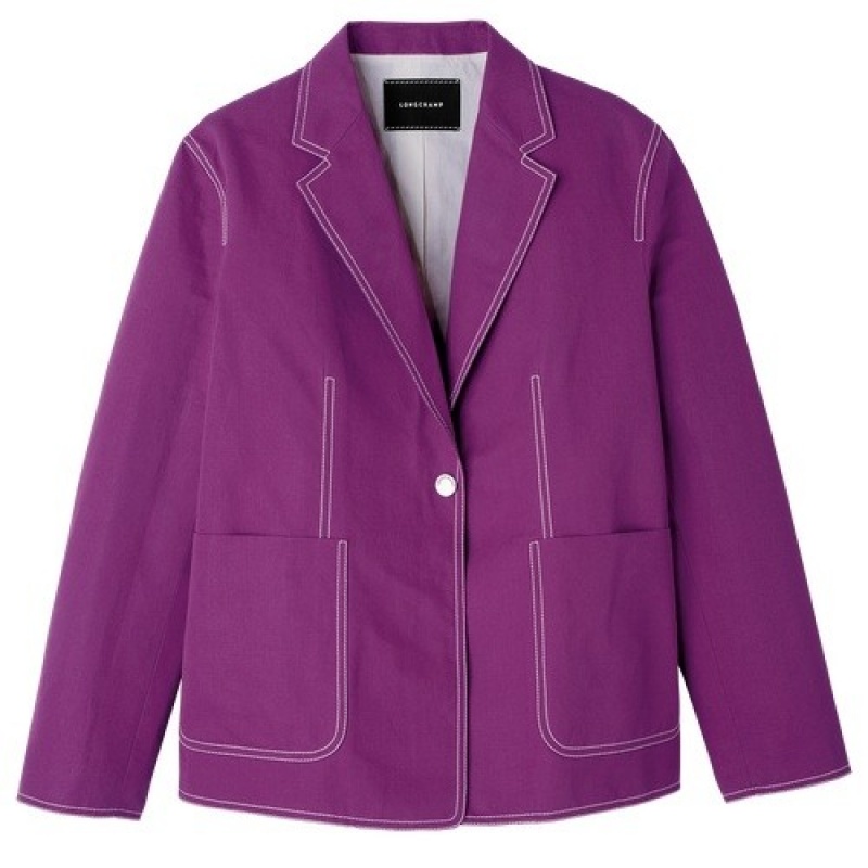 Violet Longchamp Jacket | SN-LCMP48640