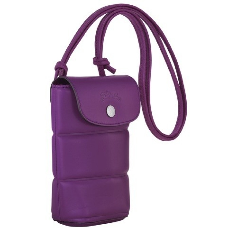 Violet Longchamp Le Pliage Xtra Phone Case | SN-LCMP48236