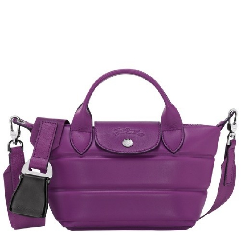 Violet Longchamp Le Pliage Xtra Xs Handbag | SN-LCMP47816