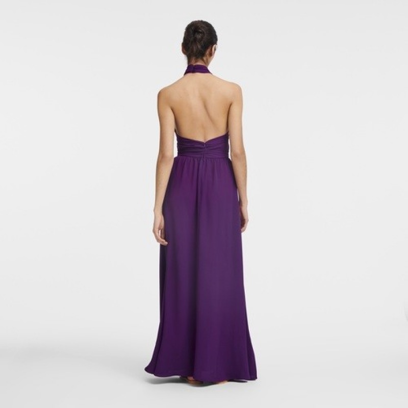 Violet Longchamp Long Dress | SN-LCMP48661