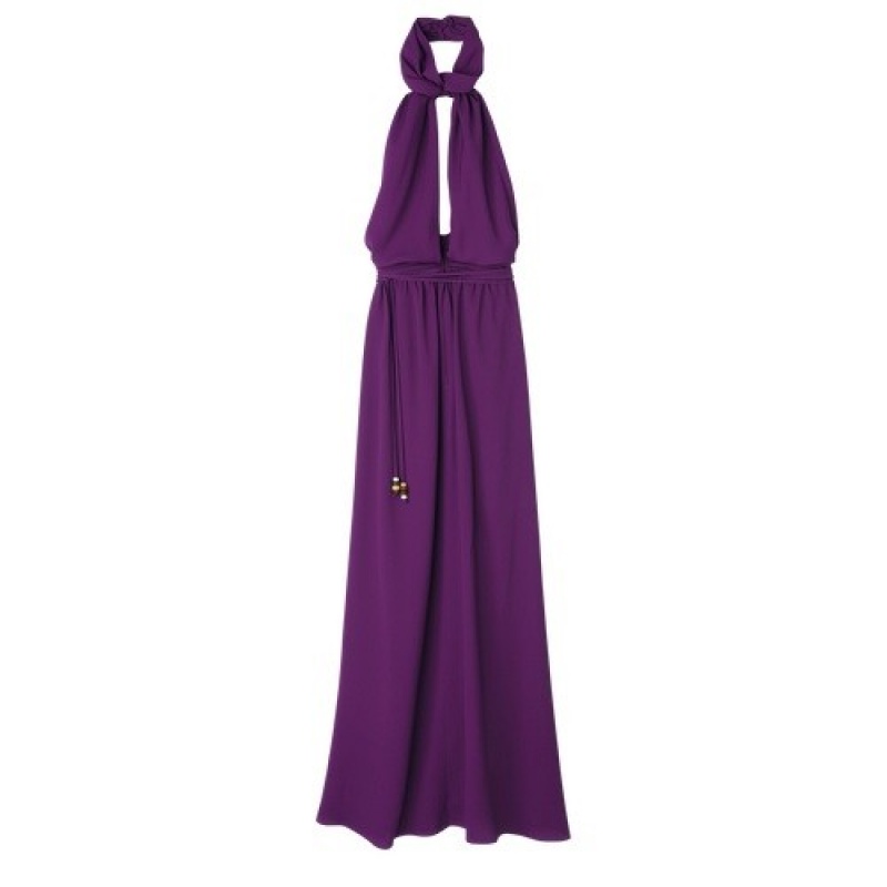 Violet Longchamp Long Dress | SN-LCMP48661