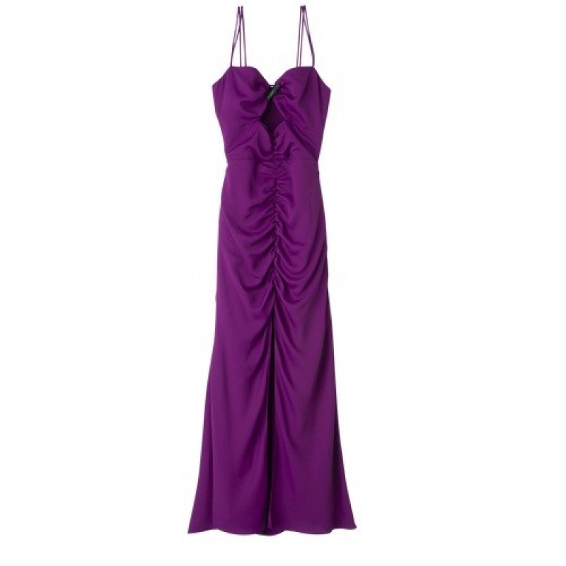 Violet Longchamp Midi Dress | SN-LCMP48674