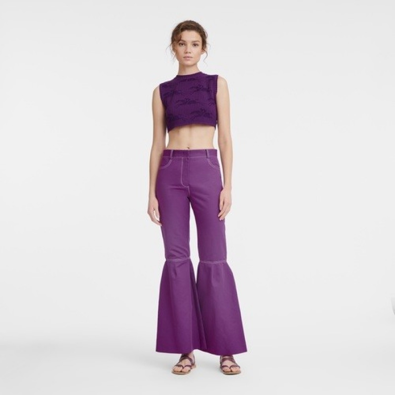 Violet Longchamp Trousers | SN-LCMP48758