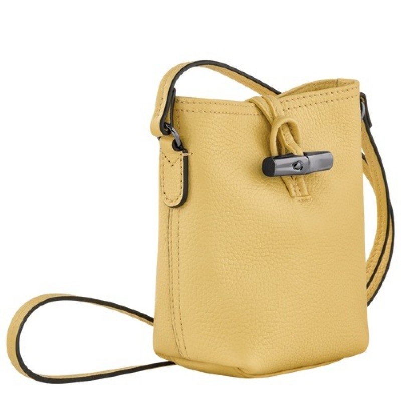 Wheat Longchamp Roseau Essential Xs Crossbody Bag | SN-LCMP47874