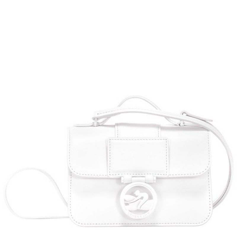 White Longchamp Box-trot Xs Crossbody Bag | SN-LCMP47914