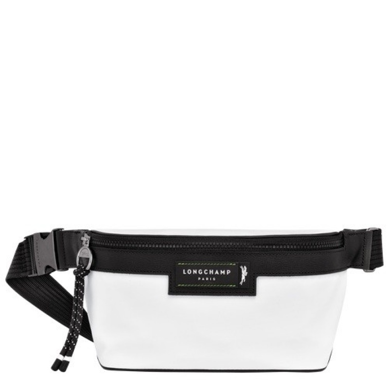 White Longchamp Le Pliage Energy M Belt Bag | SN-LCMP49161