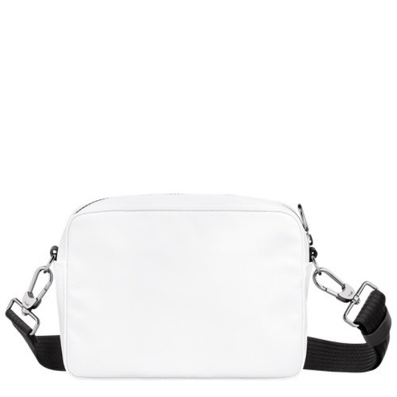 White Longchamp Le Pliage Energy S Camera Bag | SN-LCMP49068