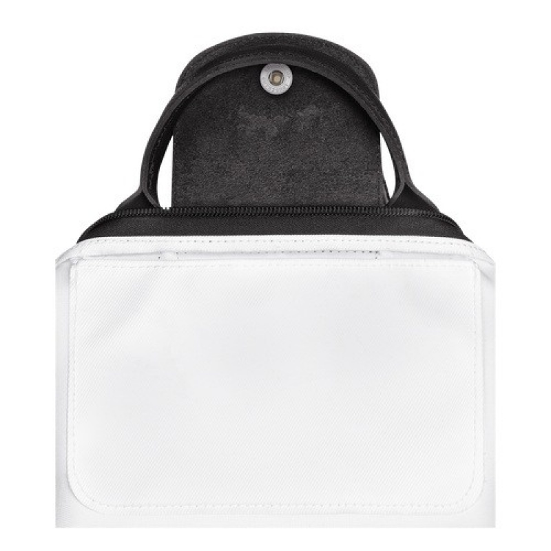 White Longchamp Le Pliage Energy Xs Handbag | SN-LCMP47803